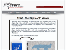 Tablet Screenshot of exatextposters.com